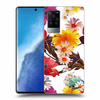 Picasee silikonový černý obal pro Vivo X60 Pro 5G - Meadow