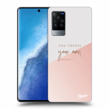 Picasee silikonový černý obal pro Vivo X60 Pro 5G - You create your own opportunities