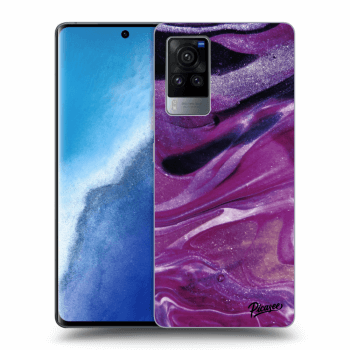 Obal pro Vivo X60 Pro 5G - Purple glitter