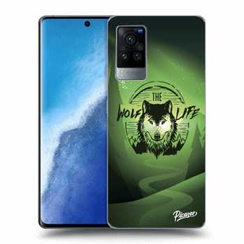 Picasee silikonový černý obal pro Vivo X60 Pro 5G - Wolf life