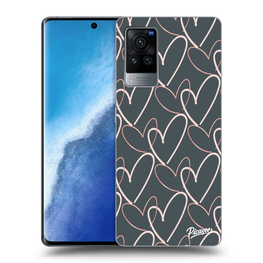 Picasee silikonový průhledný obal pro Vivo X60 Pro 5G - Lots of love
