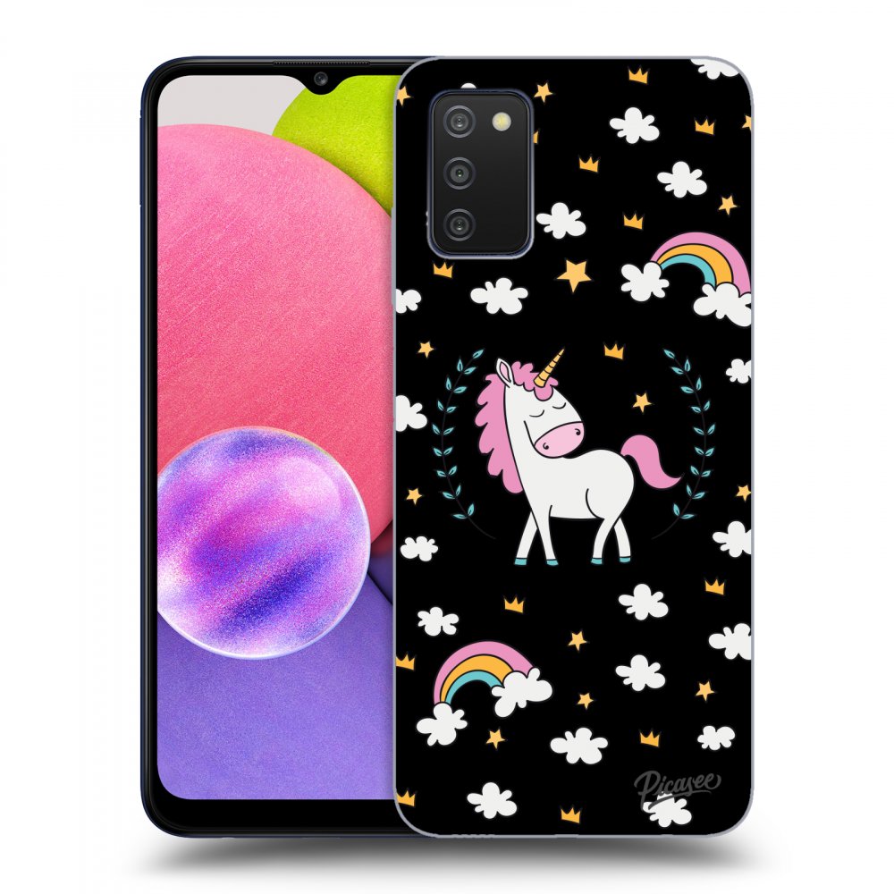 Picasee ULTIMATE CASE pro Samsung Galaxy A03s A037G - Unicorn star heaven