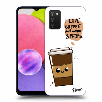 Obal pro Samsung Galaxy A03s A037G - Cute coffee