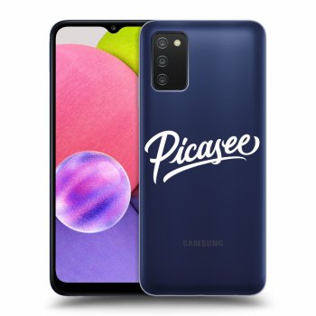 Picasee silikonový průhledný obal pro Samsung Galaxy A03s A037G - Picasee - White