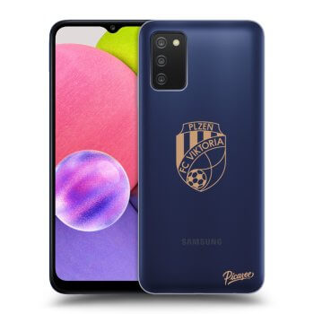Picasee silikonový průhledný obal pro Samsung Galaxy A03s A037G - FC Viktoria Plzeň I