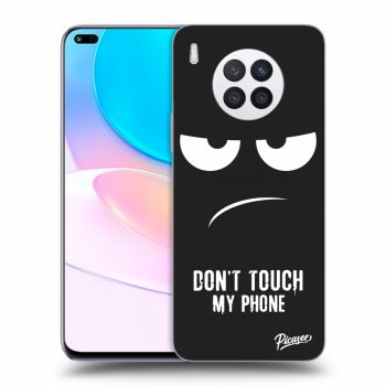 Picasee silikonový černý obal pro Huawei Nova 8i - Don't Touch My Phone