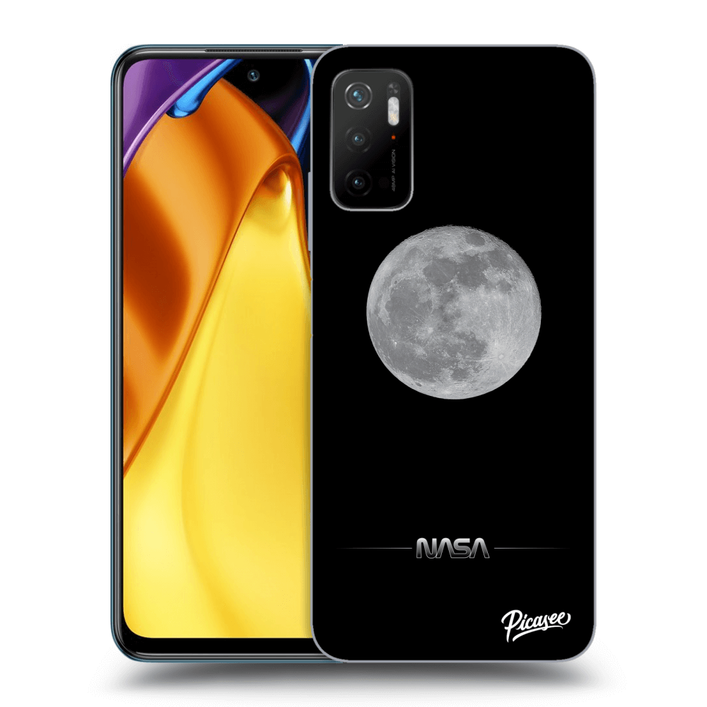 Picasee silikonový černý obal pro Xiaomi Poco M3 Pro 5G - Moon Minimal