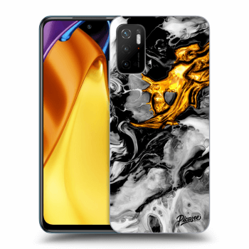 Obal pro Xiaomi Poco M3 Pro 5G - Black Gold 2