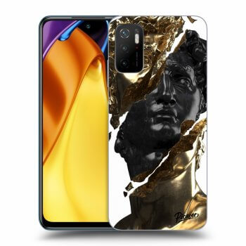 Obal pro Xiaomi Poco M3 Pro 5G - Gold - Black