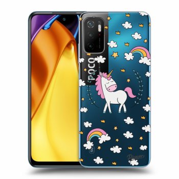Picasee silikonový průhledný obal pro Xiaomi Poco M3 Pro 5G - Unicorn star heaven