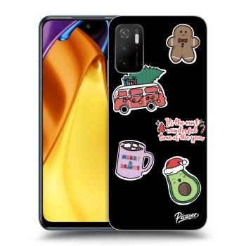 Obal pro Xiaomi Poco M3 Pro 5G - Christmas Stickers