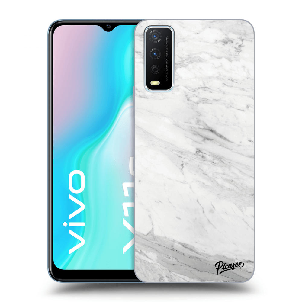 Picasee ULTIMATE CASE pro Vivo Y11s - White marble