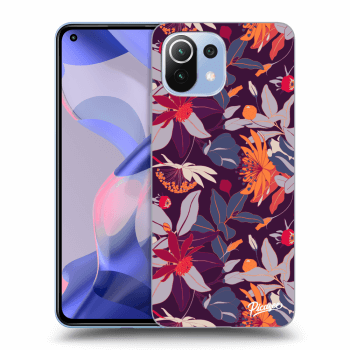 Obal pro Xiaomi 11 Lite 5G NE - Purple Leaf