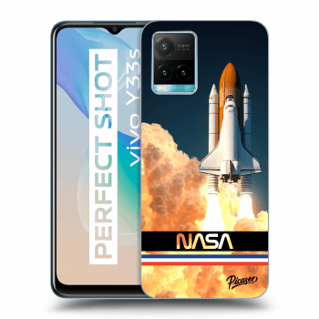 Picasee silikonový černý obal pro Vivo Y33s - Space Shuttle