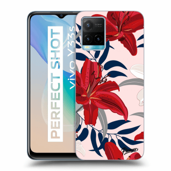 Obal pro Vivo Y33s - Red Lily