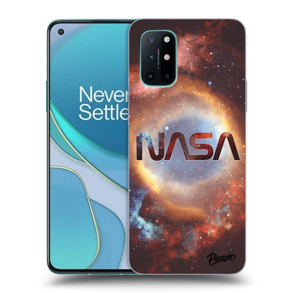 Picasee silikonový černý obal pro OnePlus 8T - Nebula
