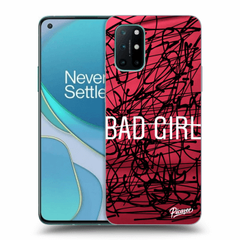 Picasee silikonový černý obal pro OnePlus 8T - Bad girl