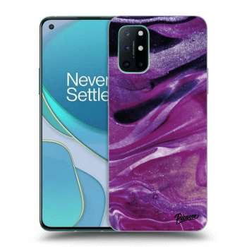 Obal pro OnePlus 8T - Purple glitter