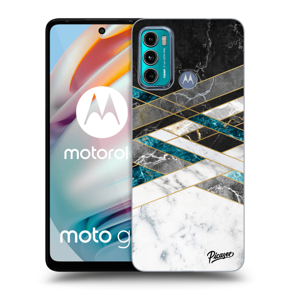 Picasee ULTIMATE CASE pro Motorola Moto G60 - Black & White geometry