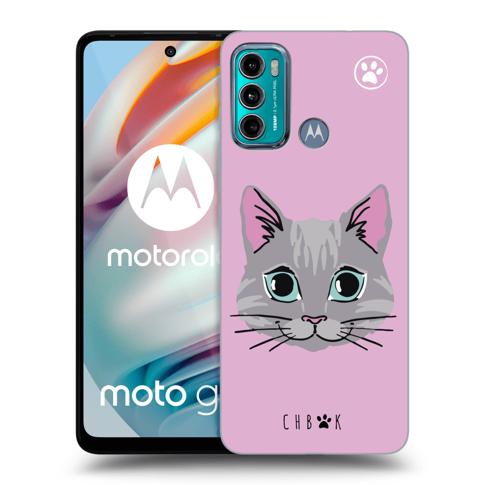 Picasee silikonový černý obal pro Motorola Moto G60 - Chybí mi kočky - Růžová