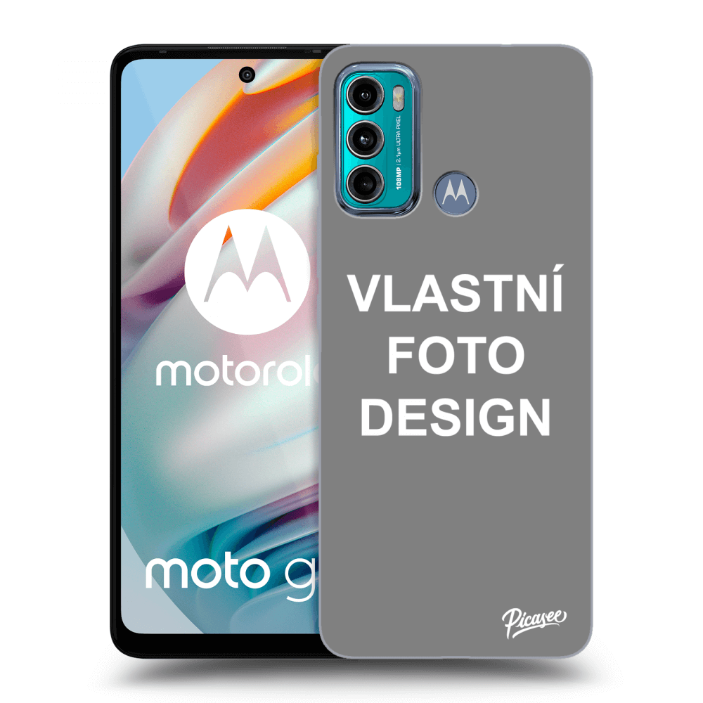 Picasee silikonový průhledný obal pro Motorola Moto G60 - Vlastní fotka/motiv