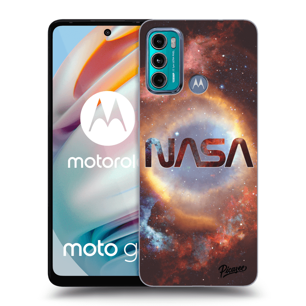 Picasee silikonový černý obal pro Motorola Moto G60 - Nebula