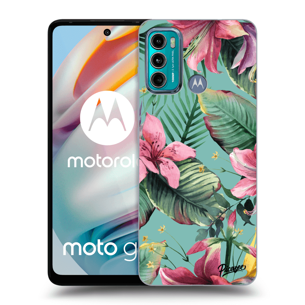 Picasee silikonový černý obal pro Motorola Moto G60 - Hawaii