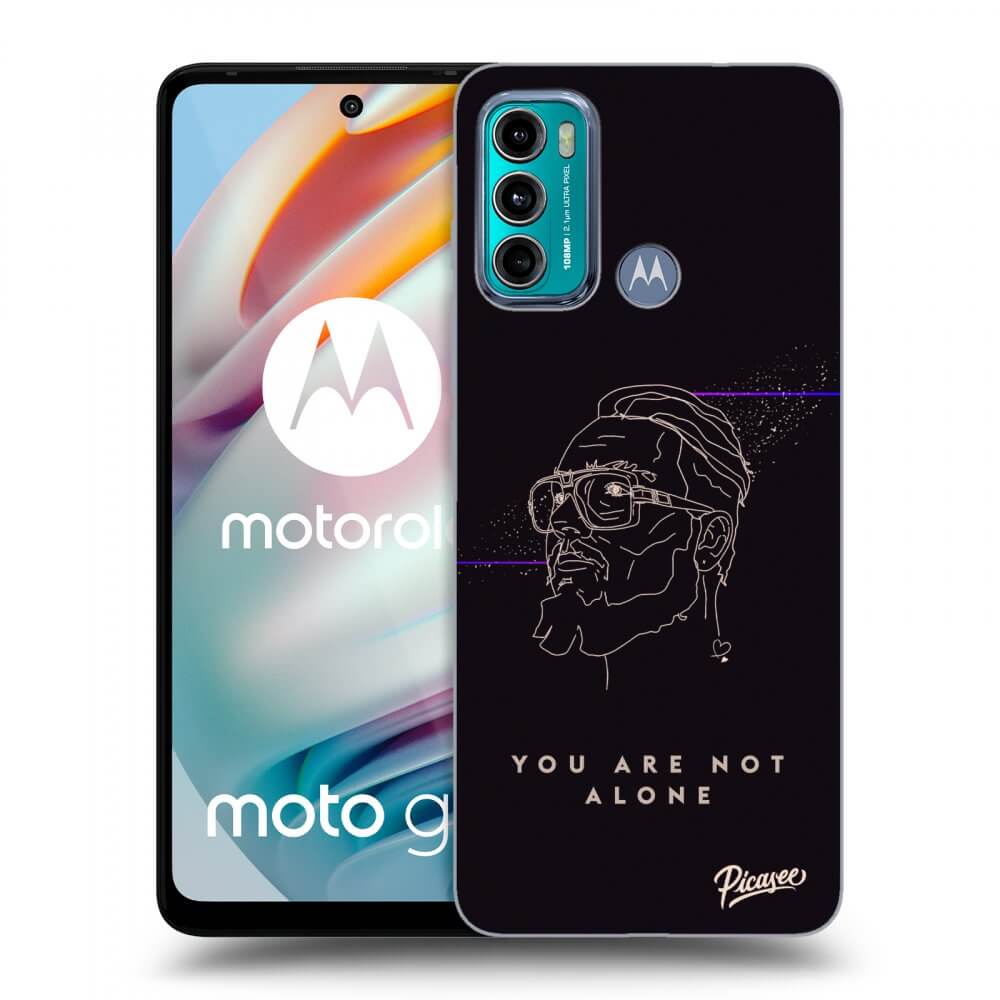 Picasee silikonový černý obal pro Motorola Moto G60 - You are not alone