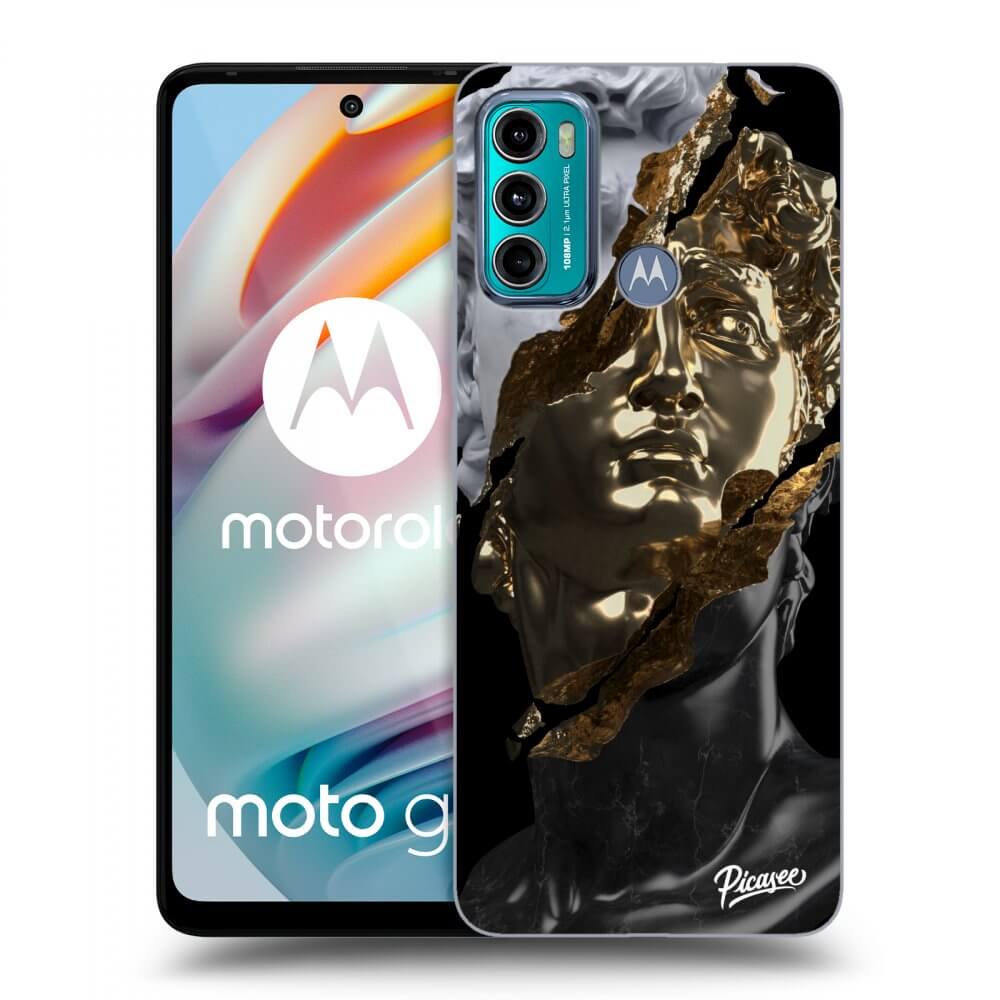 Picasee silikonový černý obal pro Motorola Moto G60 - Trigger