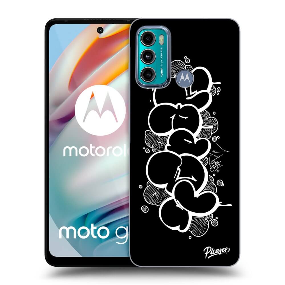 Picasee silikonový černý obal pro Motorola Moto G60 - Throw UP