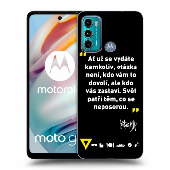 Obal pro Motorola Moto G60 - Kazma - SVĚT PATŘÍ TĚM, CO SE NEPOSEROU