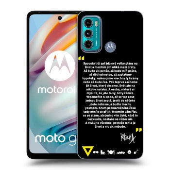 Picasee ULTIMATE CASE pro Motorola Moto G60 - Kazma - BUĎTE TROCHU YESMANI