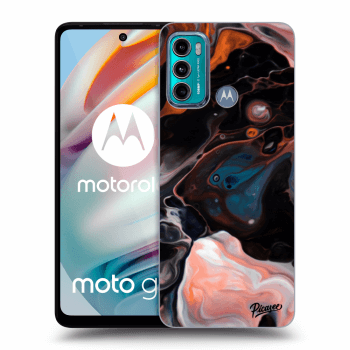 Picasee silikonový průhledný obal pro Motorola Moto G60 - Cream