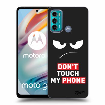 Picasee silikonový černý obal pro Motorola Moto G60 - Angry Eyes - Transparent