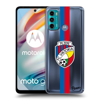 Picasee silikonový průhledný obal pro Motorola Moto G60 - FC Viktoria Plzeň H