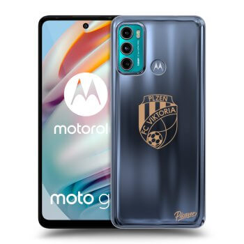 Picasee silikonový průhledný obal pro Motorola Moto G60 - FC Viktoria Plzeň I