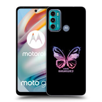 Obal pro Motorola Moto G60 - Diamanty Purple