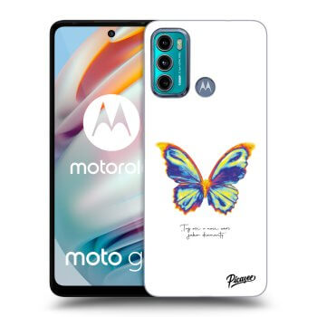 Picasee silikonový černý obal pro Motorola Moto G60 - Diamanty White