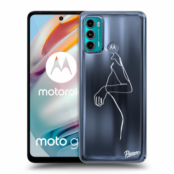 Picasee silikonový průhledný obal pro Motorola Moto G60 - Simple body White