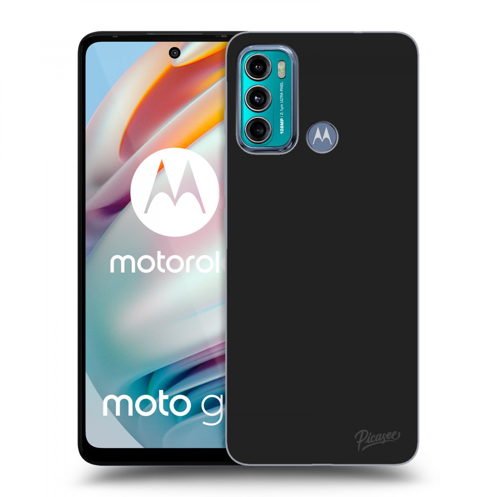 Picasee silikonový černý obal pro Motorola Moto G60 - Clear