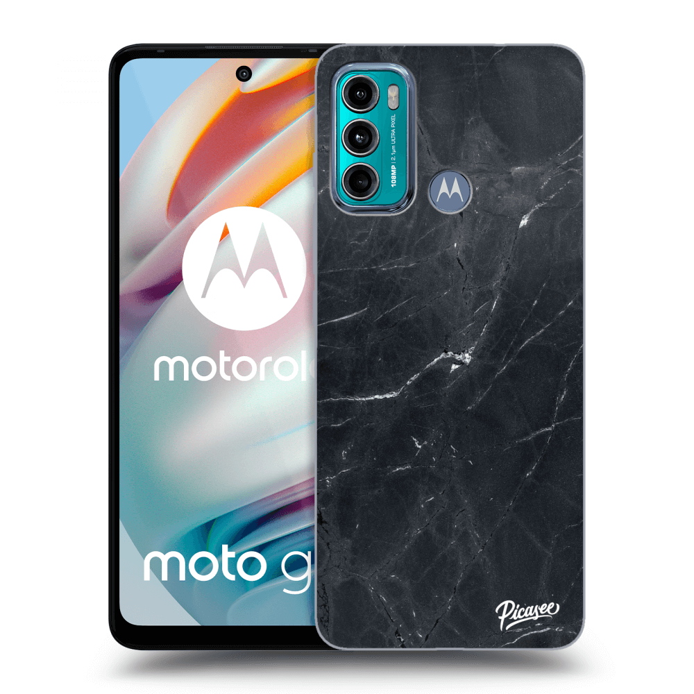 Picasee ULTIMATE CASE pro Motorola Moto G60 - Black marble