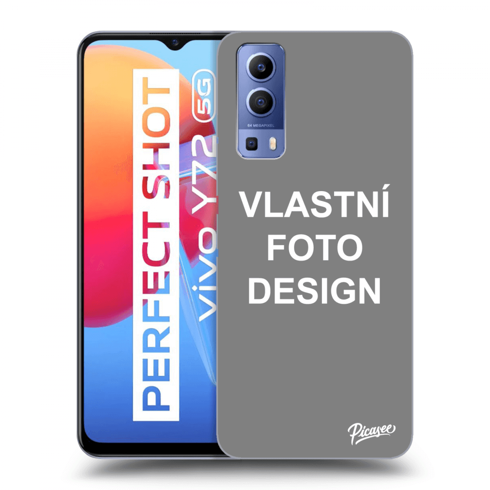 Picasee silikonový průhledný obal pro Vivo Y72 5G - Vlastní fotka/motiv