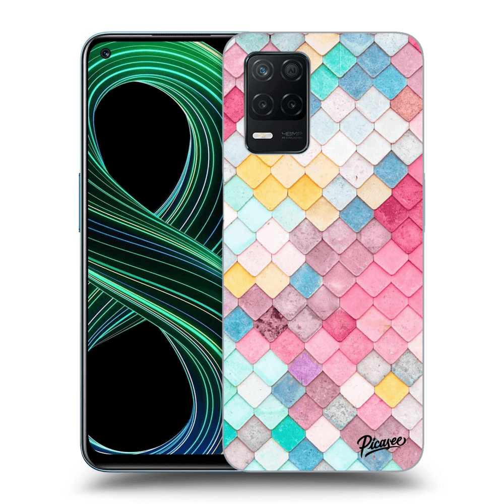 Picasee ULTIMATE CASE pro Realme 8 5G - Colorful roof