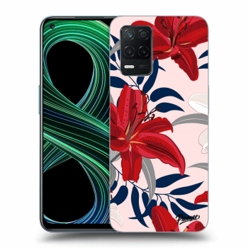 Obal pro Realme 8 5G - Red Lily