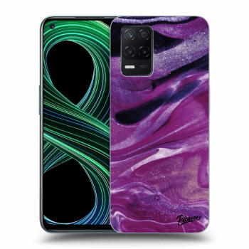 Obal pro Realme 8 5G - Purple glitter