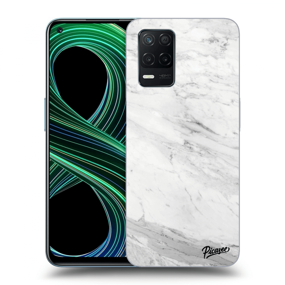 Picasee ULTIMATE CASE pro Realme 8 5G - White marble