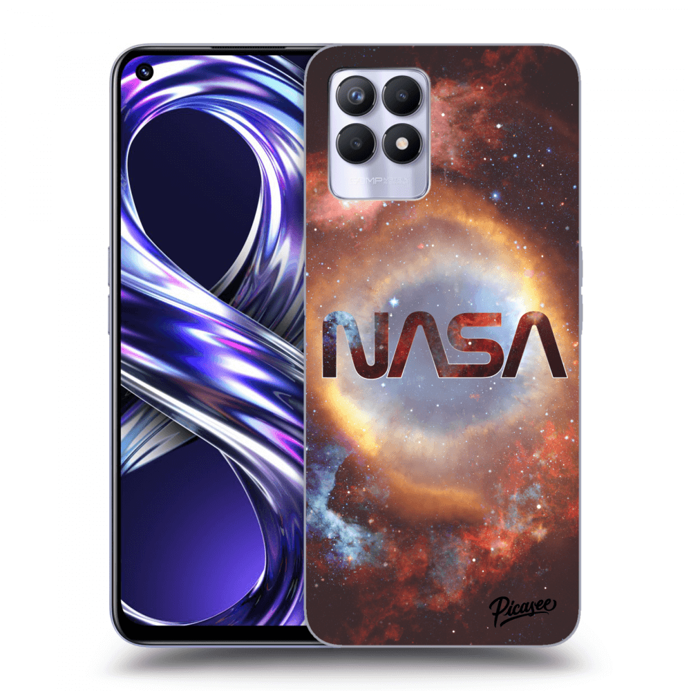 Picasee silikonový průhledný obal pro Realme 8i - Nebula