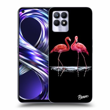 Obal pro Realme 8i - Flamingos couple