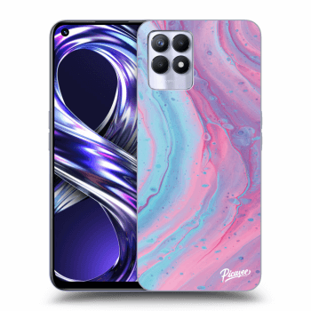 Obal pro Realme 8i - Pink liquid