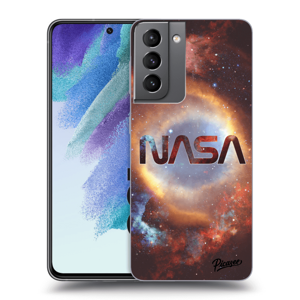 Picasee silikonový černý obal pro Samsung Galaxy S21 FE 5G - Nebula
